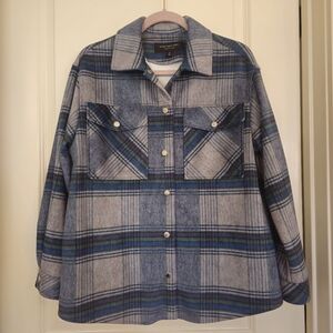 Perfect Condition - Marc New York Plaid Shacket Oversize Fit
